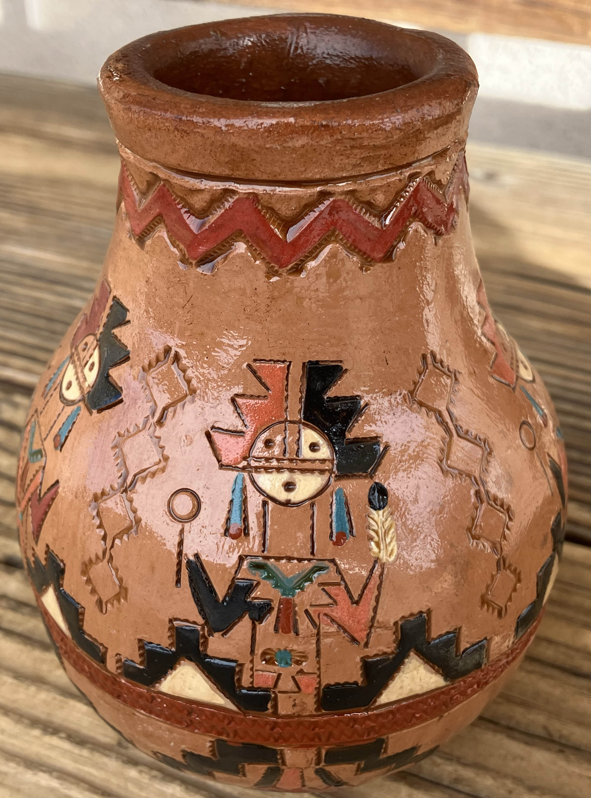 Ken and Irene White | Navajo Vase | Penfield Gallery of Indian Arts | Albuquerque, New Mexico